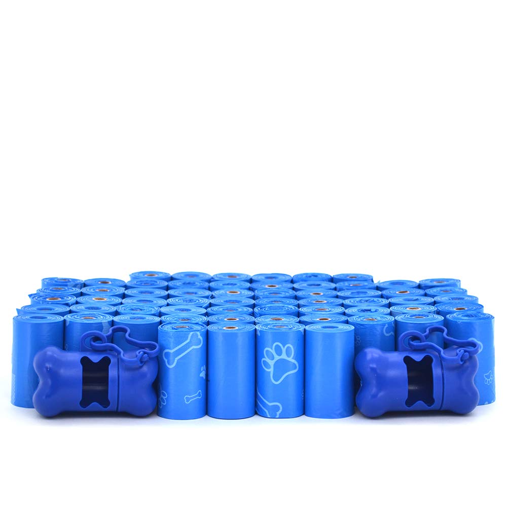Best Pet Supplies Dog Poop Bags for Waste Refuse Cleanup, Doggy Roll Replacements for Outdoor Puppy Walking and Travel, Leak Proof and Tear Resistant, Thick Plastic - Assorted, 150 Bags