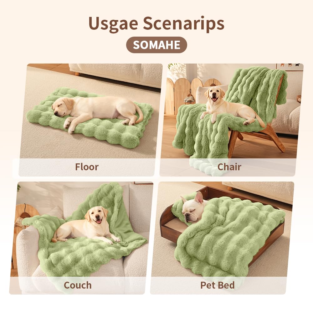SOMAHE Self-Warming Cat Blanket, Dual-Side Plush Sherpa Throw with Anti-Static, Snuggle Mat for Kittens & Cats, Cozy Bed Topper for Windowsills & Couches, Machine Washable & Dryable, 21x18 Inch Gray