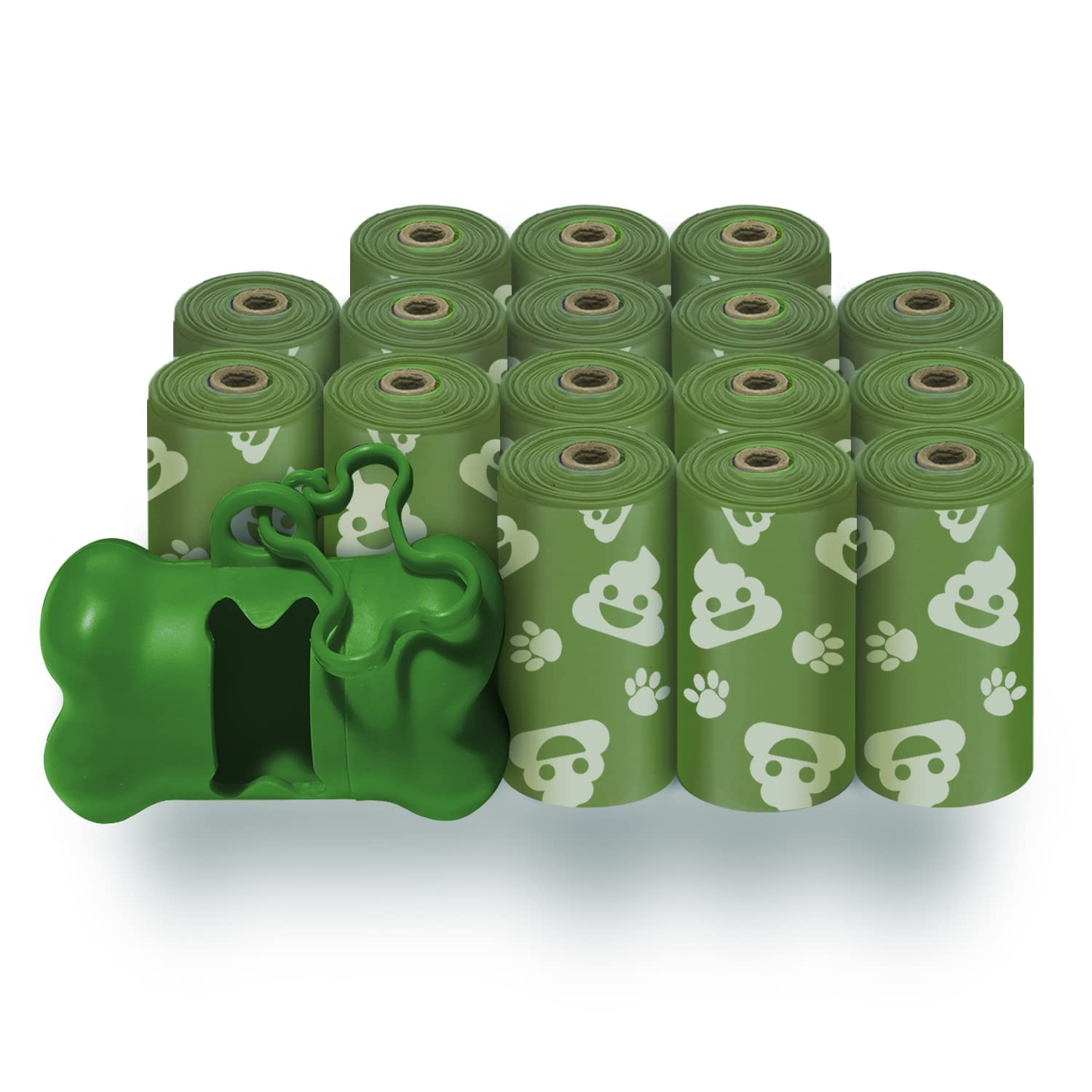 Best Pet Supplies Dog Poop Bags for Waste Refuse Cleanup, Doggy Roll Replacements for Outdoor Puppy Walking and Travel, Leak Proof and Tear Resistant, Thick Plastic - Assorted, 150 Bags