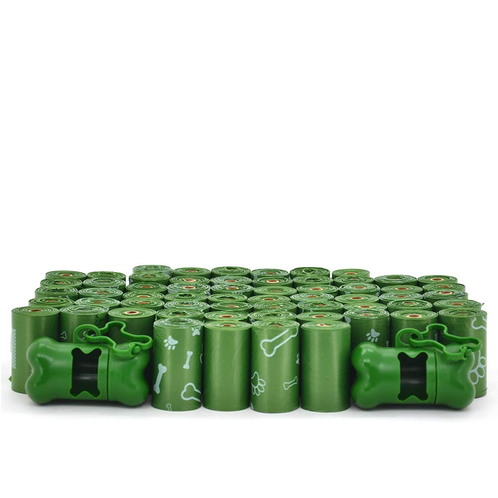 Best Pet Supplies Dog Poop Bags for Waste Refuse Cleanup, Doggy Roll Replacements for Outdoor Puppy Walking and Travel, Leak Proof and Tear Resistant, Thick Plastic - Assorted, 150 Bags