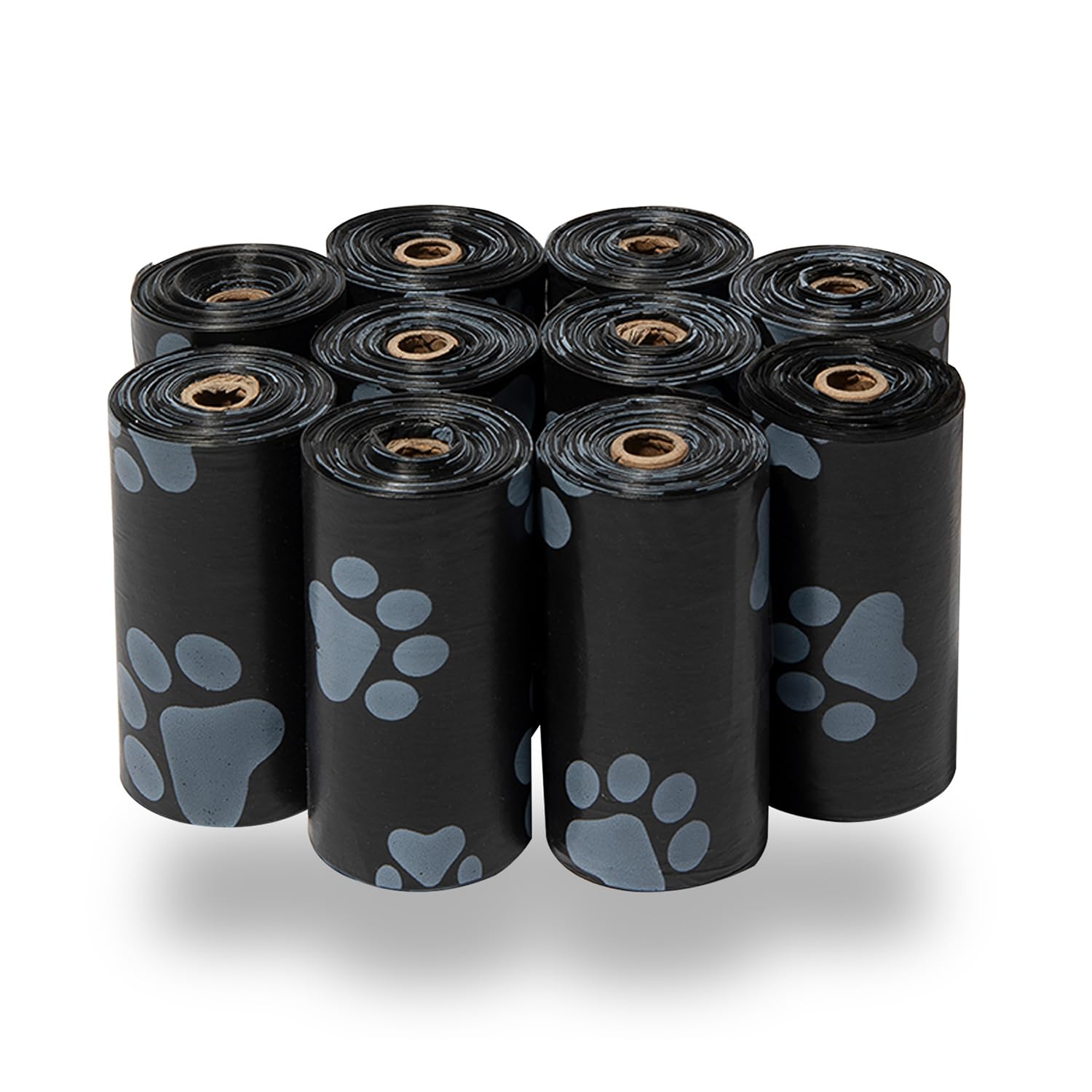 Best Pet Supplies Dog Poop Bags for Waste Refuse Cleanup, Doggy Roll Replacements for Outdoor Puppy Walking and Travel, Leak Proof and Tear Resistant, Thick Plastic - Assorted, 150 Bags