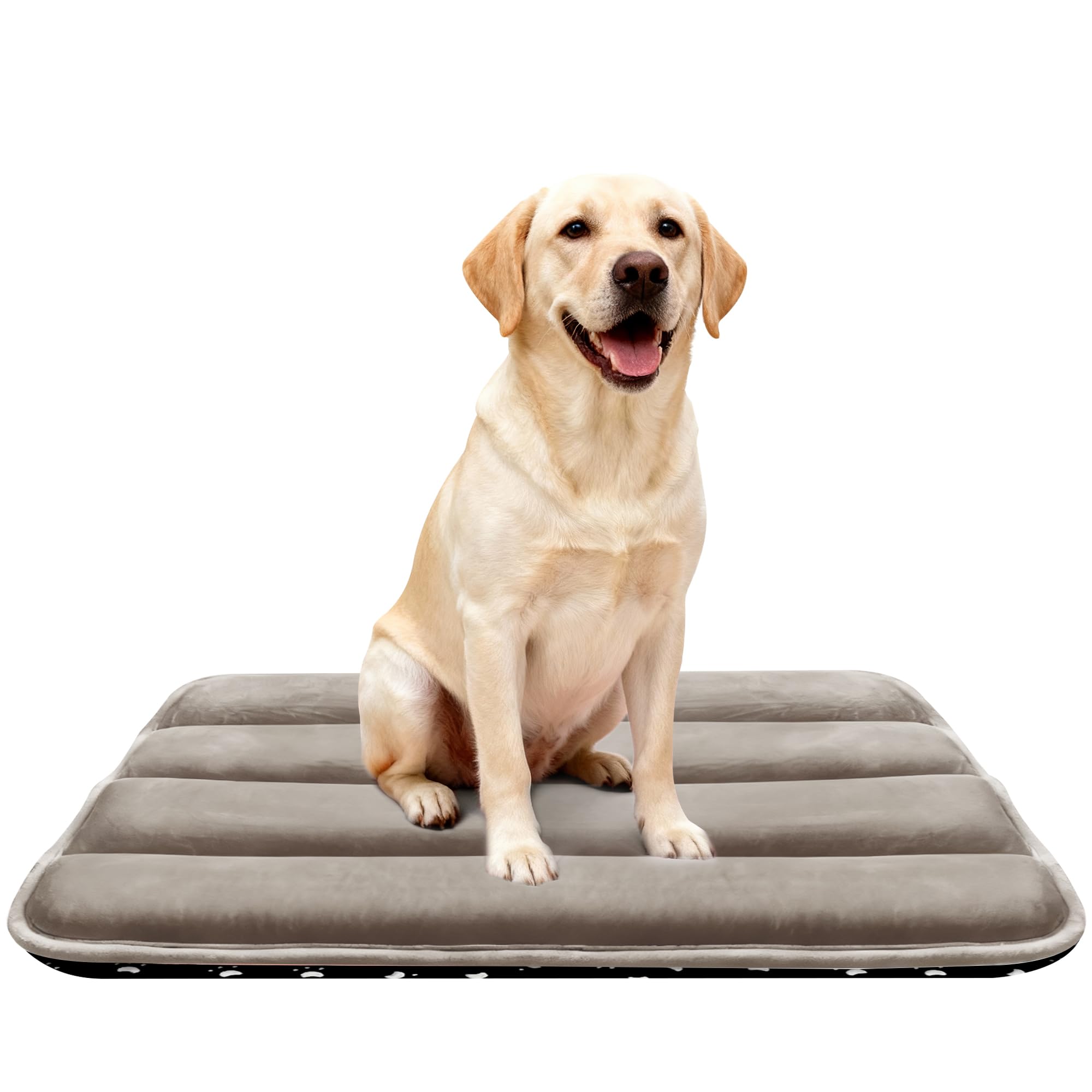 Dog Bed Mat for Crate, Soft Kennel Pad, Durable Comfort Mat for Dogs and Cats, Home and Crate Use (Gray, 18"*14"*1.5")