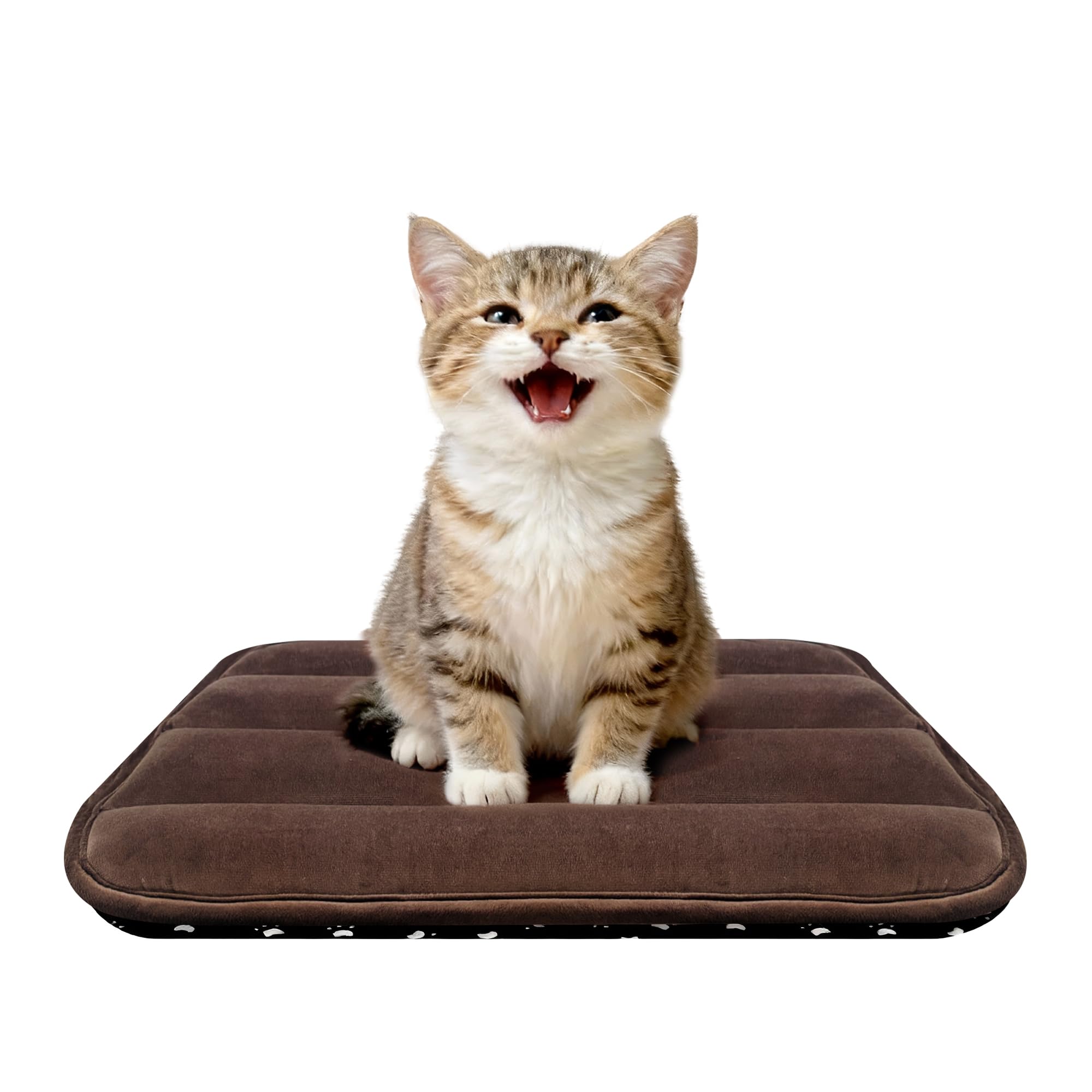Dog Bed Mat for Crate, Soft Kennel Pad, Durable Comfort Mat for Dogs and Cats, Home and Crate Use (Gray, 18"*14"*1.5")