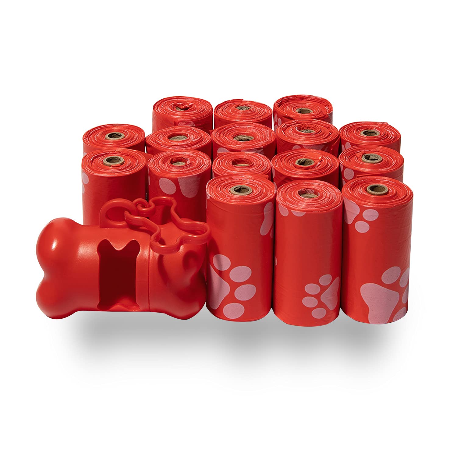 Best Pet Supplies Dog Poop Bags for Waste Refuse Cleanup, Doggy Roll Replacements for Outdoor Puppy Walking and Travel, Leak Proof and Tear Resistant, Thick Plastic - Assorted, 150 Bags