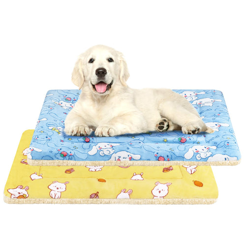 4 Pcs Self Warming Cat Bed, Self Heating Pet Mat for Kitten & Puppy, Soft Calming Cat Bed Mat Reflects Body Heat Warm Washable Pet Pad for Crates, Floors, Indoor, Outdoor(12.6×10 Inch)