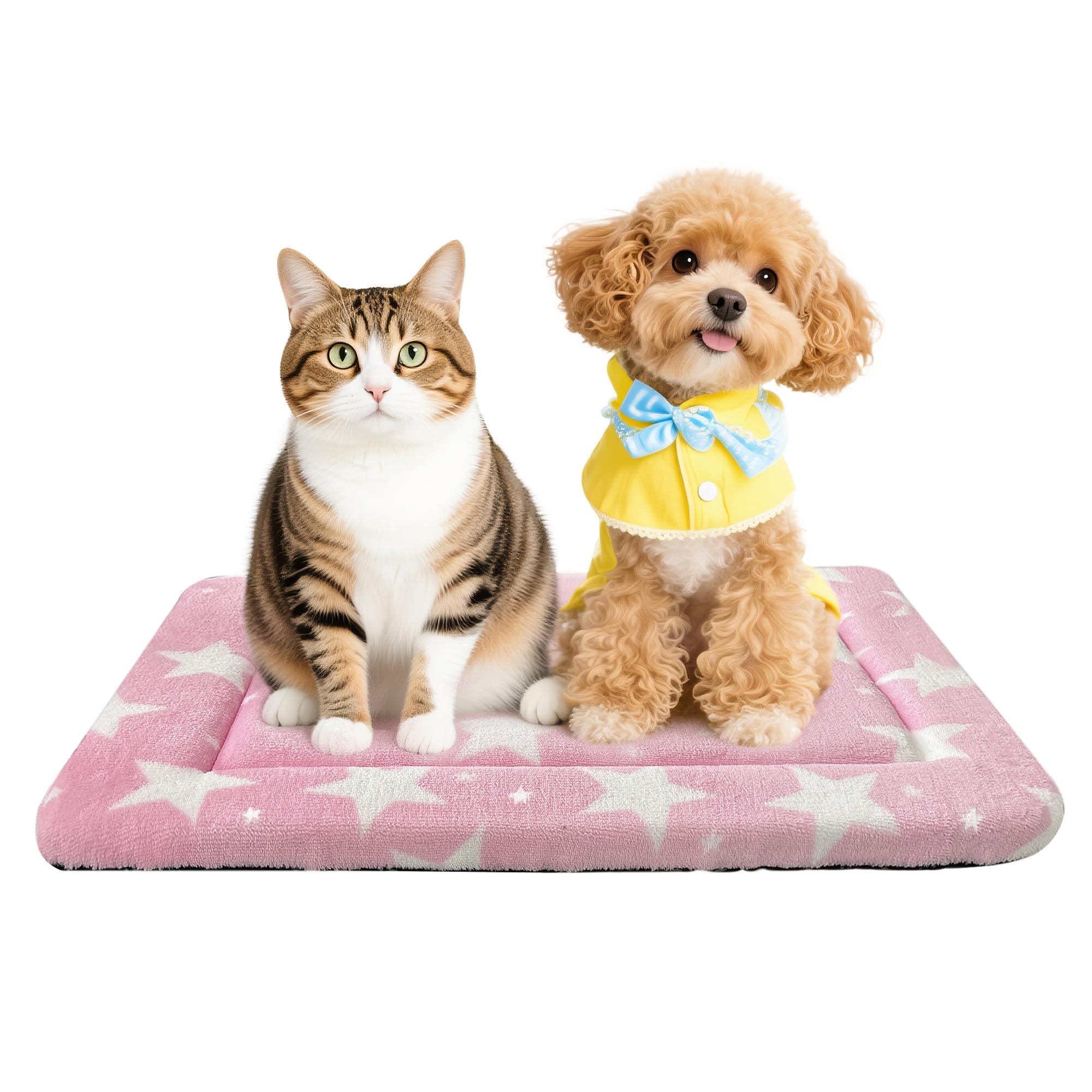 Dog Bed Mat for Crate, Soft Kennel Pad, Durable Comfort Mat for Dogs and Cats, Home and Crate Use (Gray, 18"*14"*1.5")