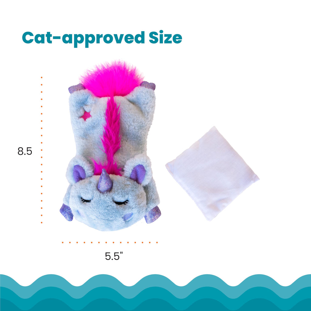 Catstages Purr Pillow Cat Toy – Plush Cat Toy with Touch-Activated Purr for Calming Cats & Kittens