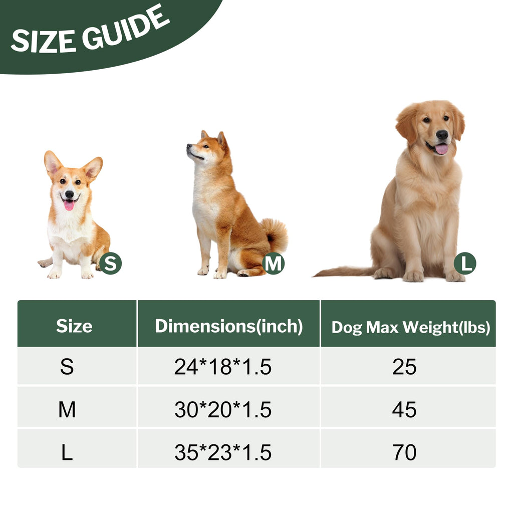 Dog Bed Mat for Crate, Soft Kennel Pad, Durable Comfort Mat for Dogs and Cats, Home and Crate Use (Gray, 18"*14"*1.5")
