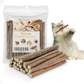 WoLover Silvervine Sticks for Cats, Natural Catnip Matatabi Chew Sticks Teeth Molar Chew Toys for Cat Kitten Kitty (at Least 12 PCS)