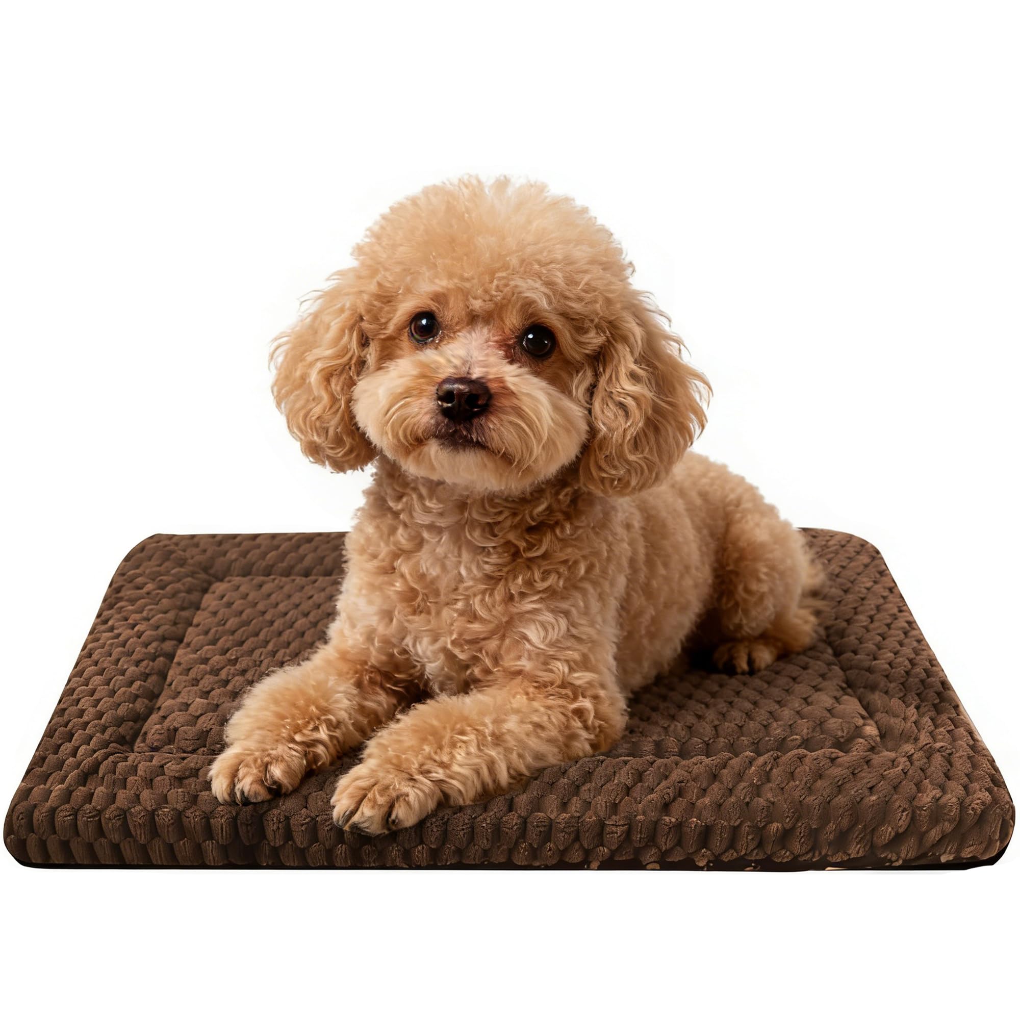 Dog Bed Mat for Crate, Soft Kennel Pad, Durable Comfort Mat for Dogs and Cats, Home and Crate Use (Gray, 18"*14"*1.5")