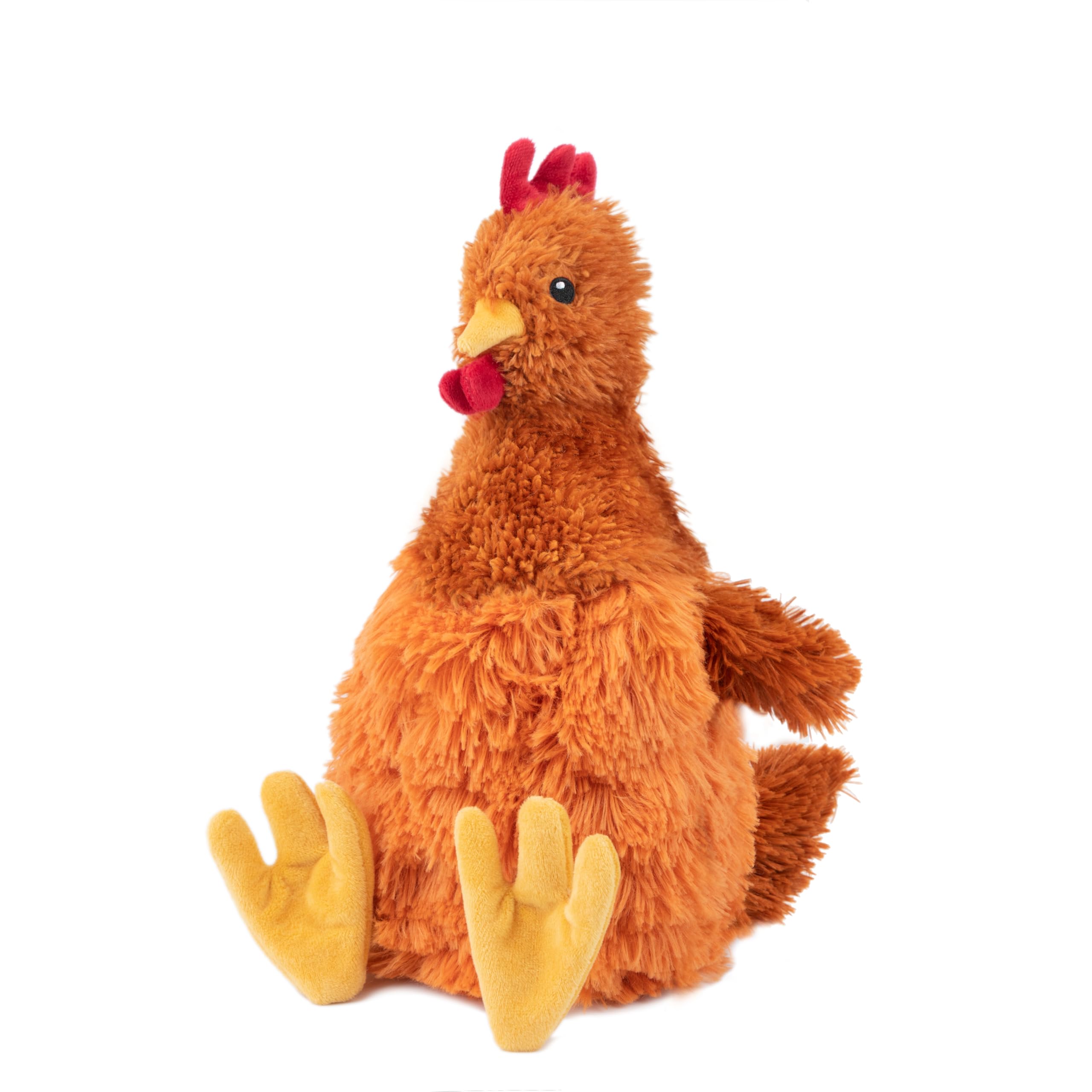 Best Pet Supplies Interactive Squeaky Dog Chew Toy, Ideal Dog Toys for Chewers, Small, Medium & Large Dogs, and Fetch Lovers - Crinkle Duck (Yellow), Large