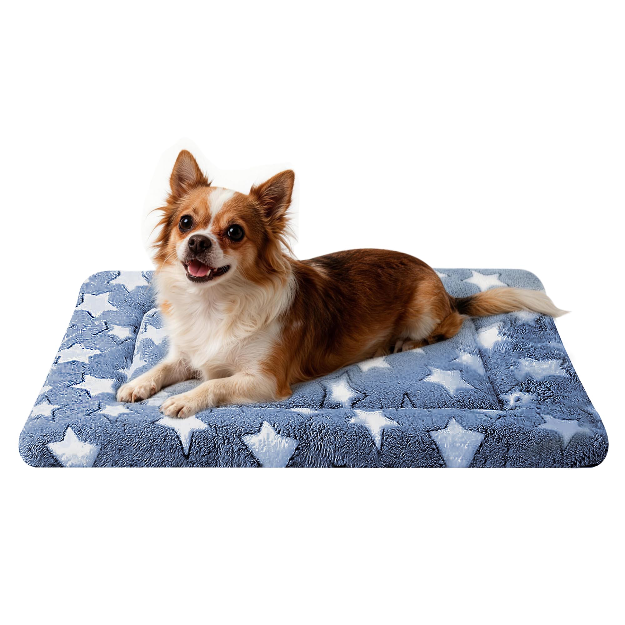 Dog Bed Mat for Crate, Soft Kennel Pad, Durable Comfort Mat for Dogs and Cats, Home and Crate Use (Gray, 18"*14"*1.5")