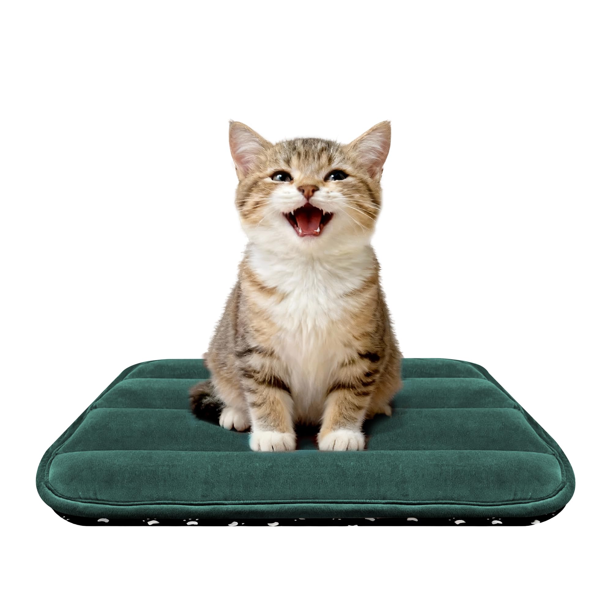 Dog Bed Mat for Crate, Soft Kennel Pad, Durable Comfort Mat for Dogs and Cats, Home and Crate Use (Gray, 18"*14"*1.5")