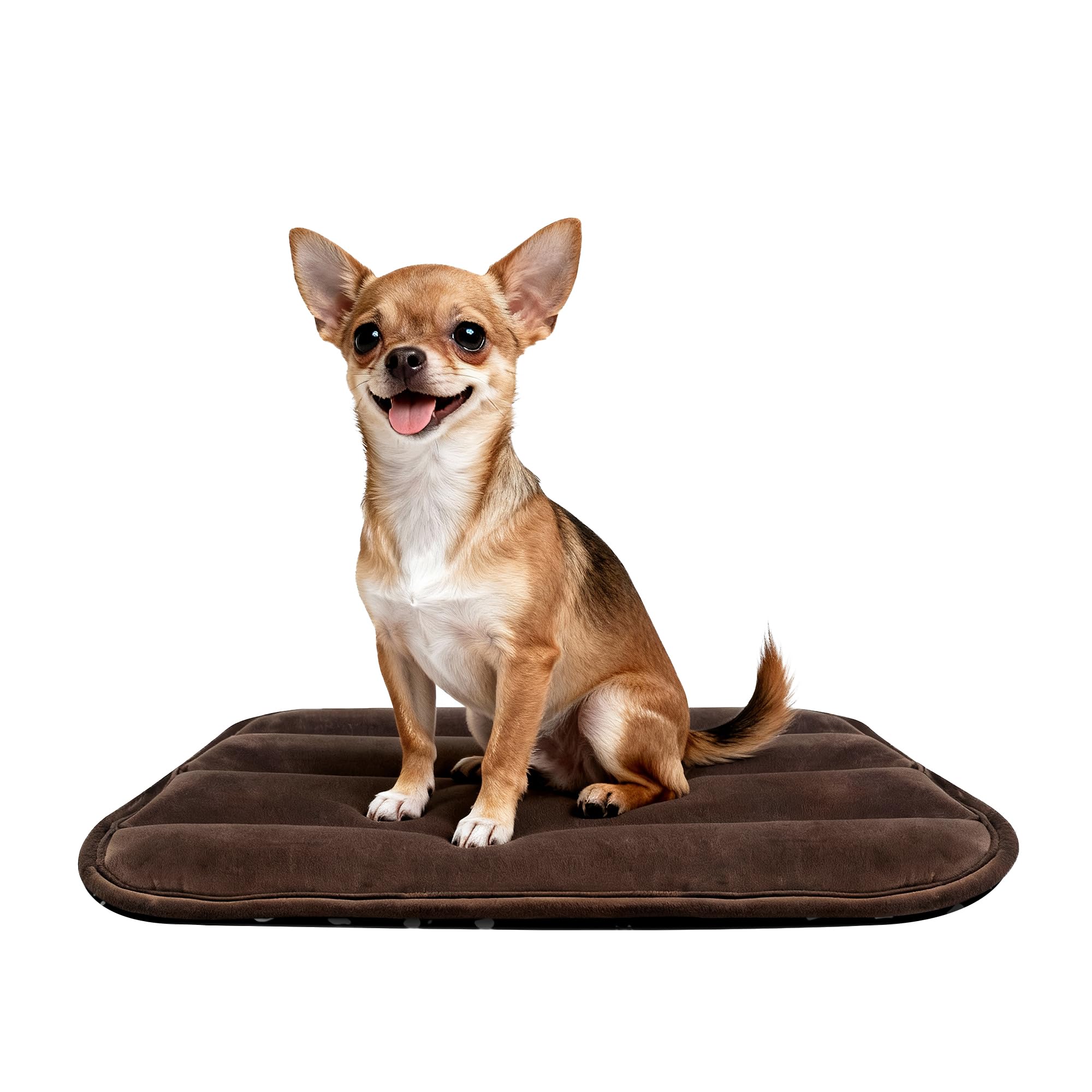 Dog Bed Mat for Crate, Soft Kennel Pad, Durable Comfort Mat for Dogs and Cats, Home and Crate Use (Gray, 18"*14"*1.5")