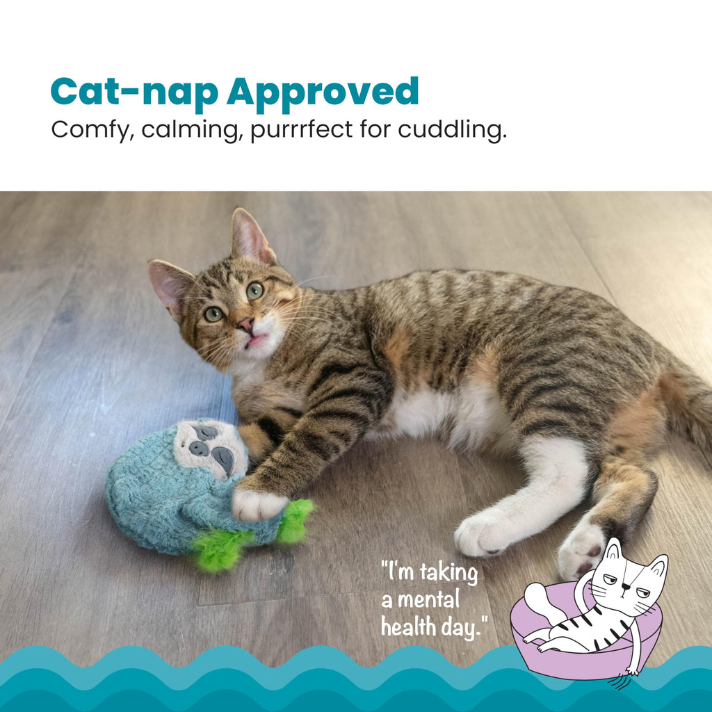 Catstages Purr Pillow Cat Toy – Plush Cat Toy with Touch-Activated Purr for Calming Cats & Kittens