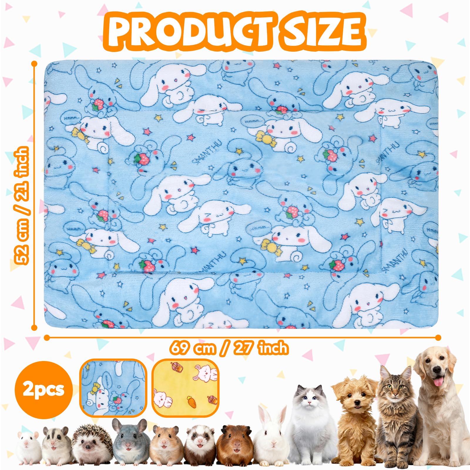 4 Pcs Self Warming Cat Bed, Self Heating Pet Mat for Kitten & Puppy, Soft Calming Cat Bed Mat Reflects Body Heat Warm Washable Pet Pad for Crates, Floors, Indoor, Outdoor(12.6×10 Inch)