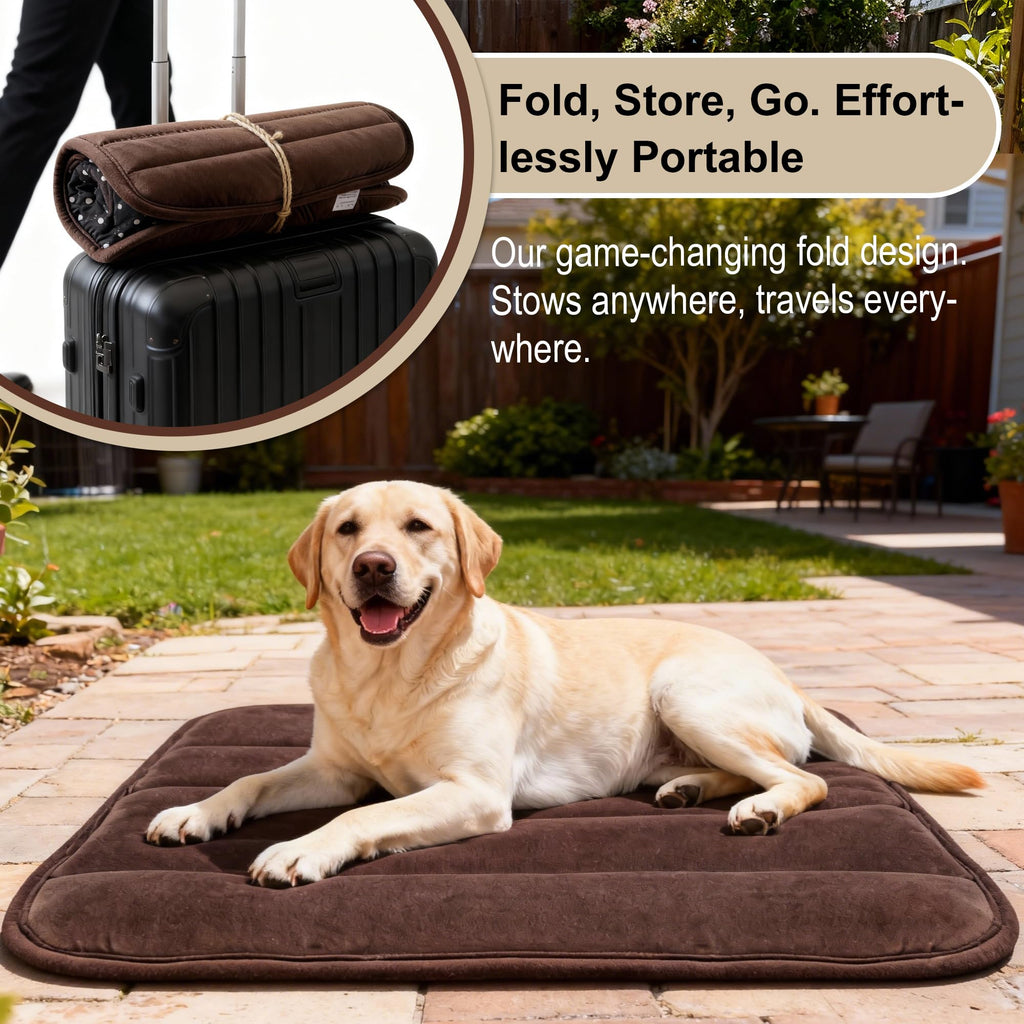 Dog Bed Mat for Crate, Soft Kennel Pad, Durable Comfort Mat for Dogs and Cats, Home and Crate Use (Gray, 18"*14"*1.5")