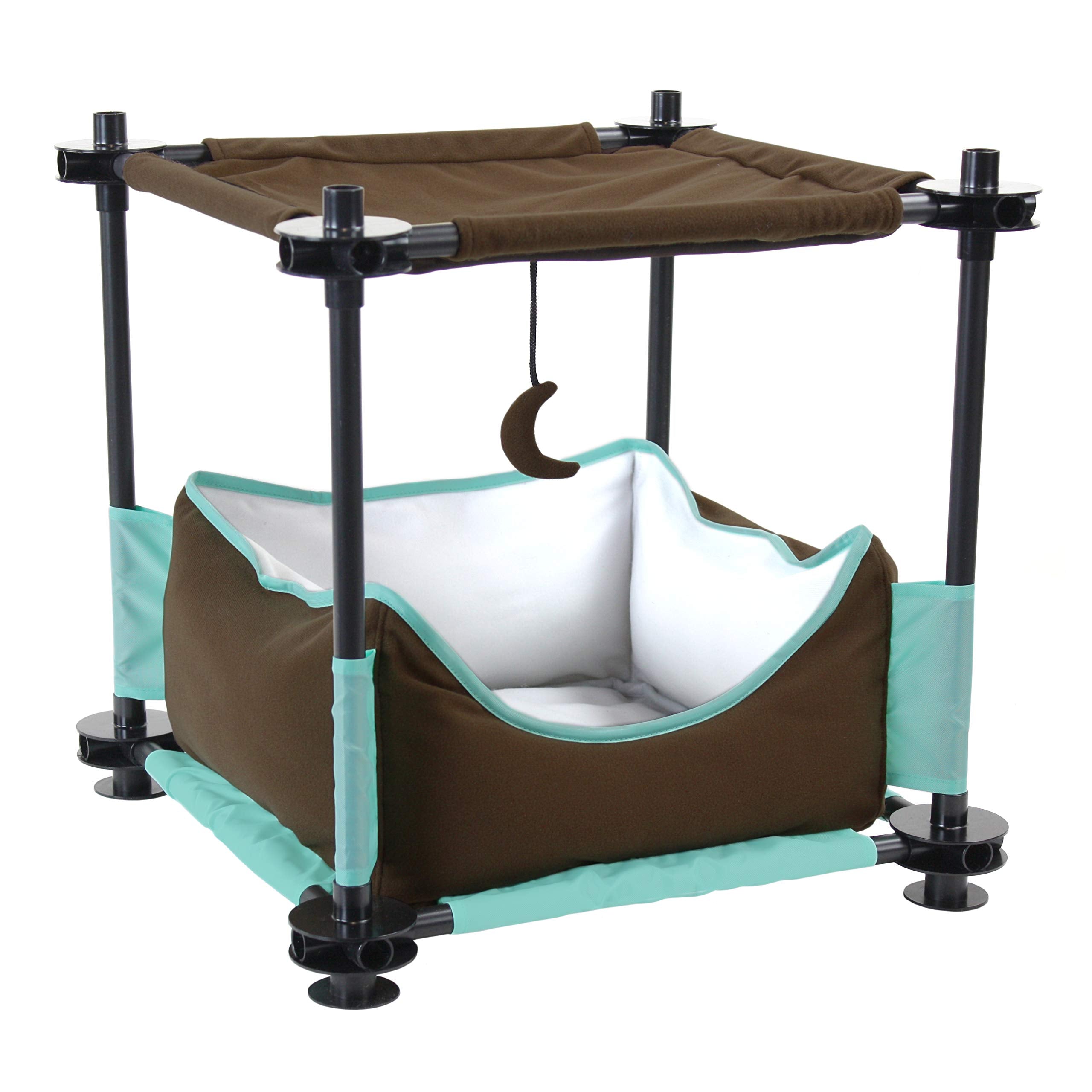 Kitty City Claw Indoor Mega Kit Cat Furniture, Corrugate Cat Scratcher, Cat Bed