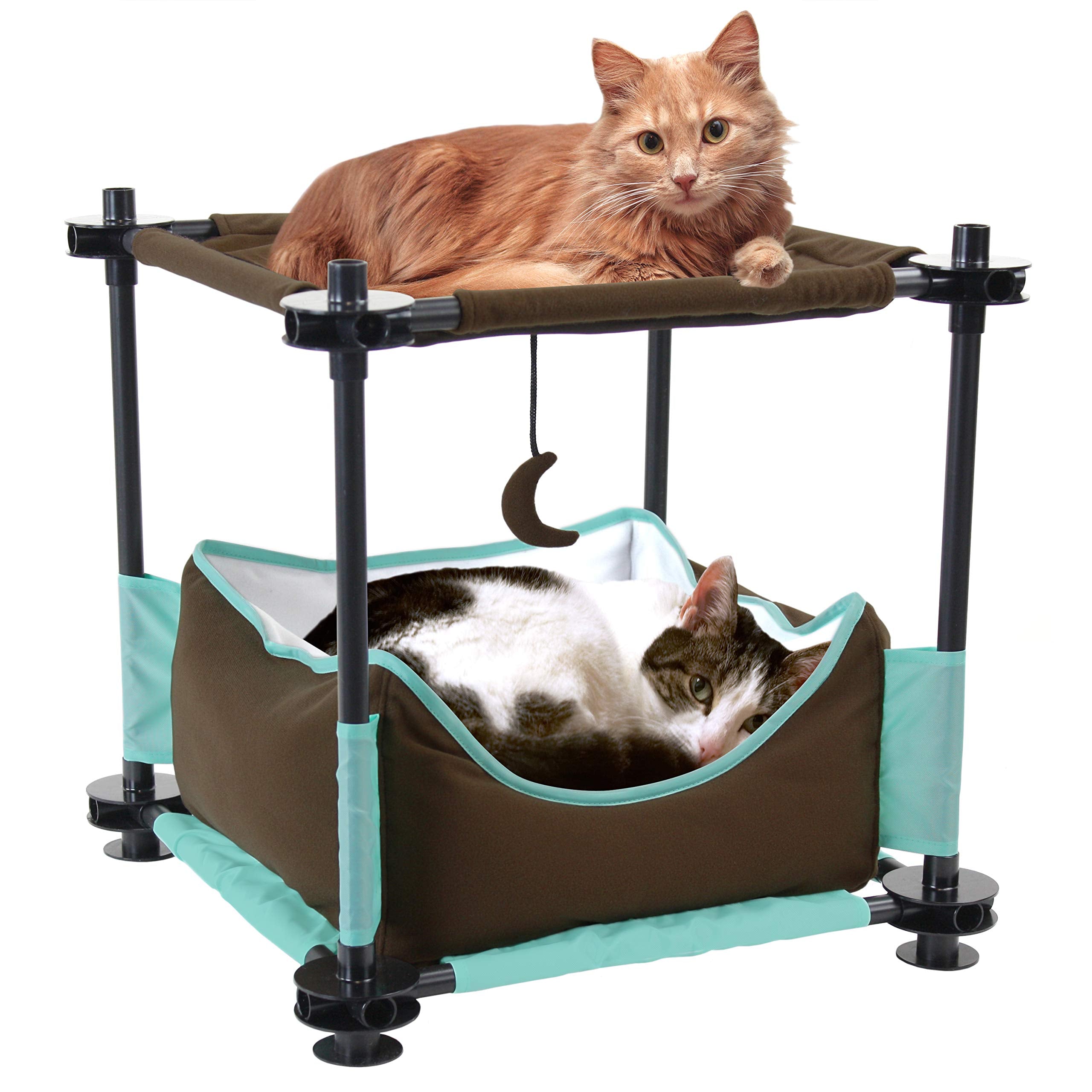 Kitty City Claw Indoor Mega Kit Cat Furniture, Corrugate Cat Scratcher, Cat Bed