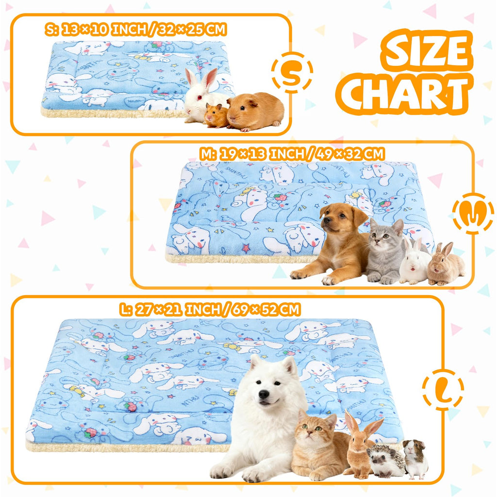 4 Pcs Self Warming Cat Bed, Self Heating Pet Mat for Kitten & Puppy, Soft Calming Cat Bed Mat Reflects Body Heat Warm Washable Pet Pad for Crates, Floors, Indoor, Outdoor(12.6×10 Inch)