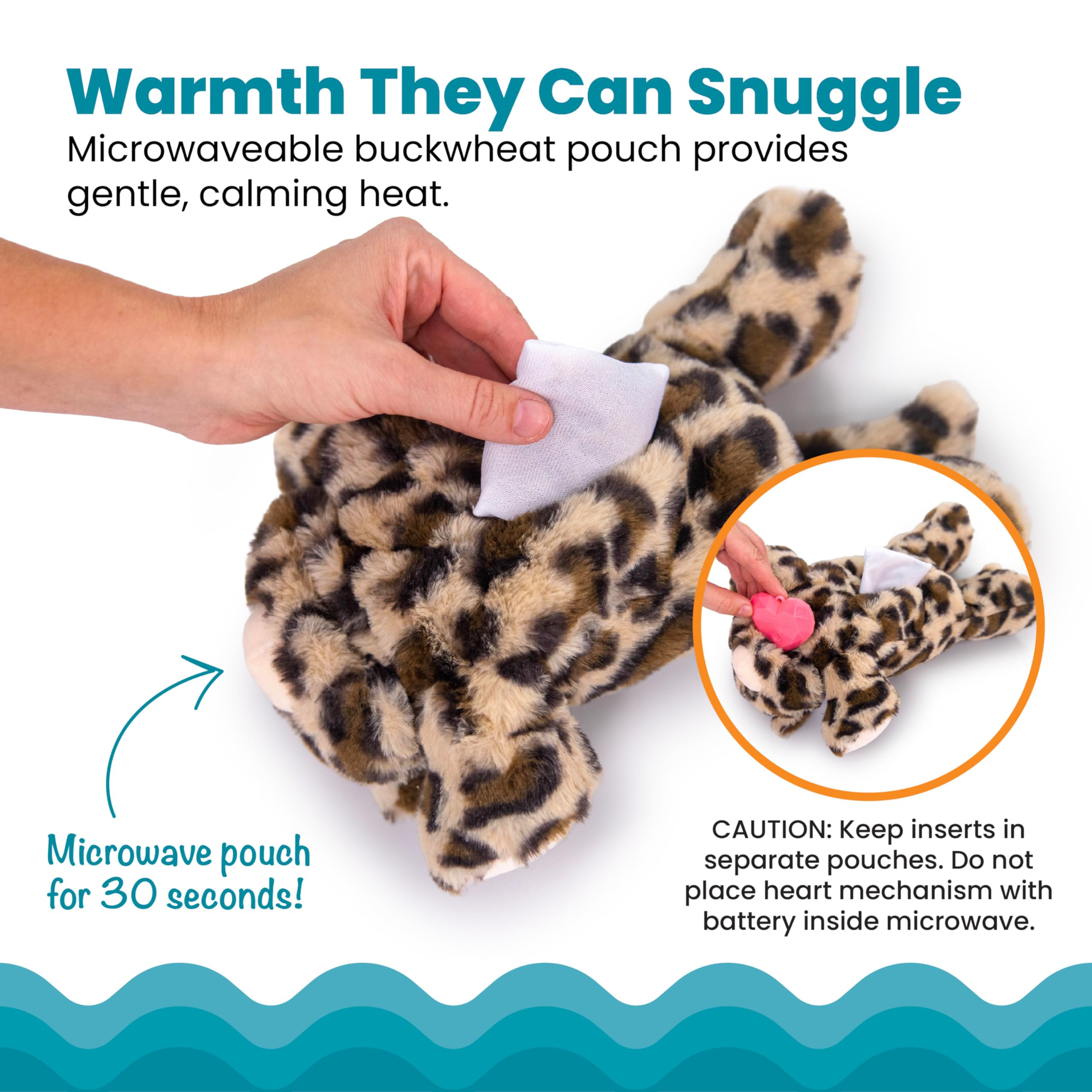 Catstages Purr Pillow Cat Toy – Plush Cat Toy with Touch-Activated Purr for Calming Cats & Kittens
