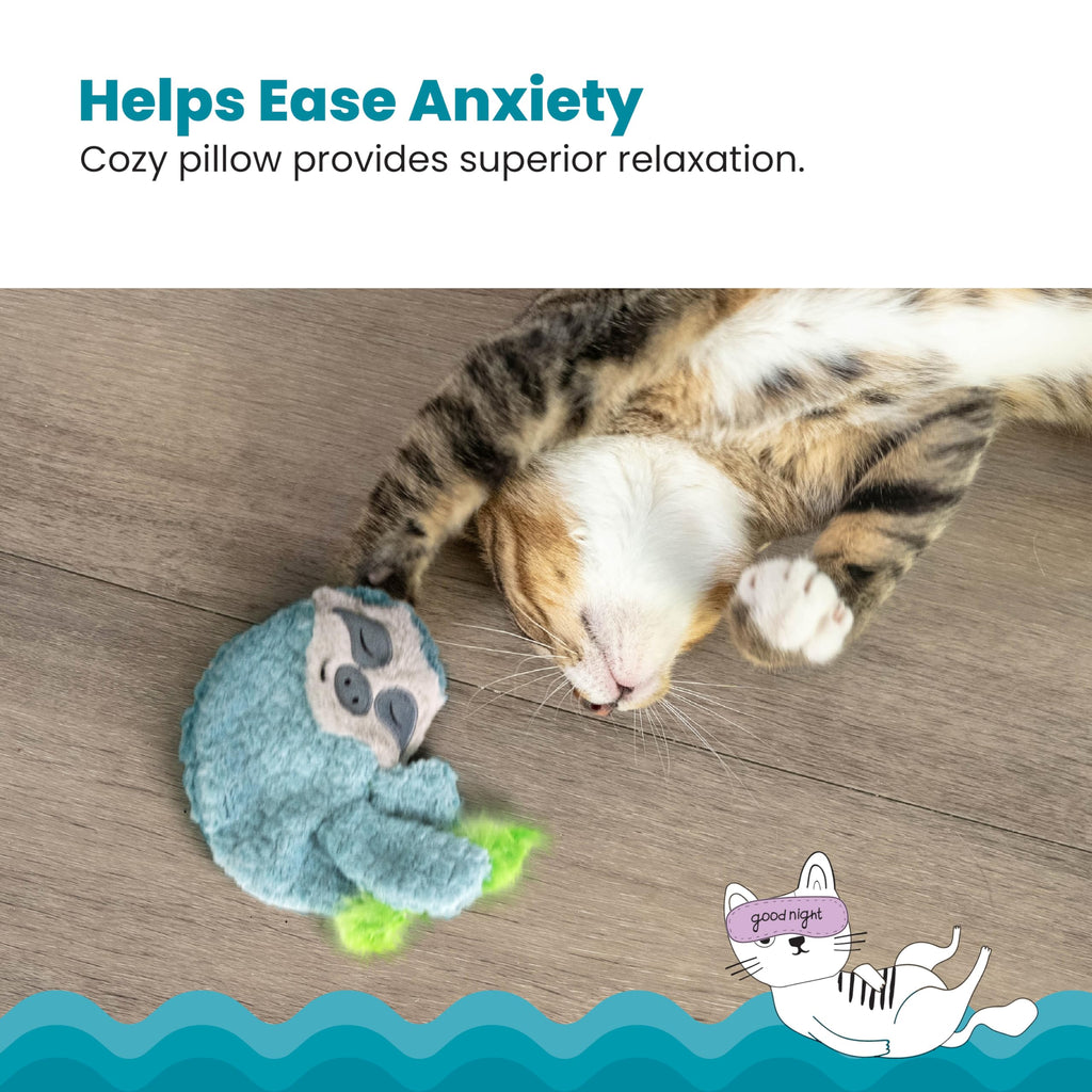Catstages Purr Pillow Cat Toy – Plush Cat Toy with Touch-Activated Purr for Calming Cats & Kittens