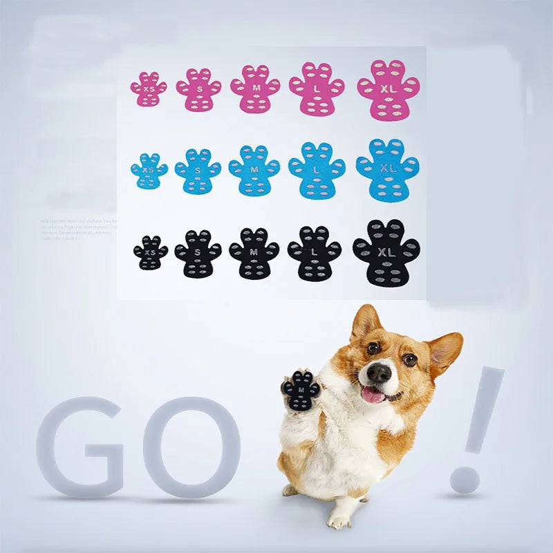 Ultimate Black Paw Protectors for Dogs - Anti-Slip, Self-Adhesive, and Durable Dog Booties for All Sizes