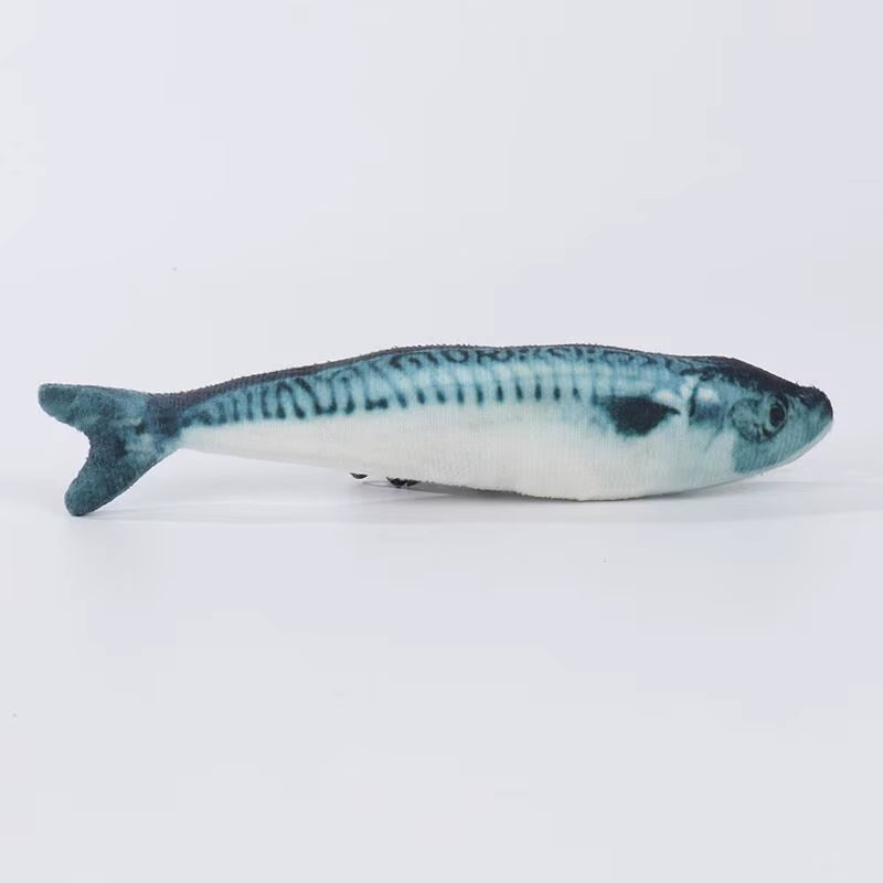 New Simulation Fish Cat Toys Soft Plush Catnip Toy Interactive Cat Toys Gifts Funny 3D Fish Shape Doll Pet Supplies