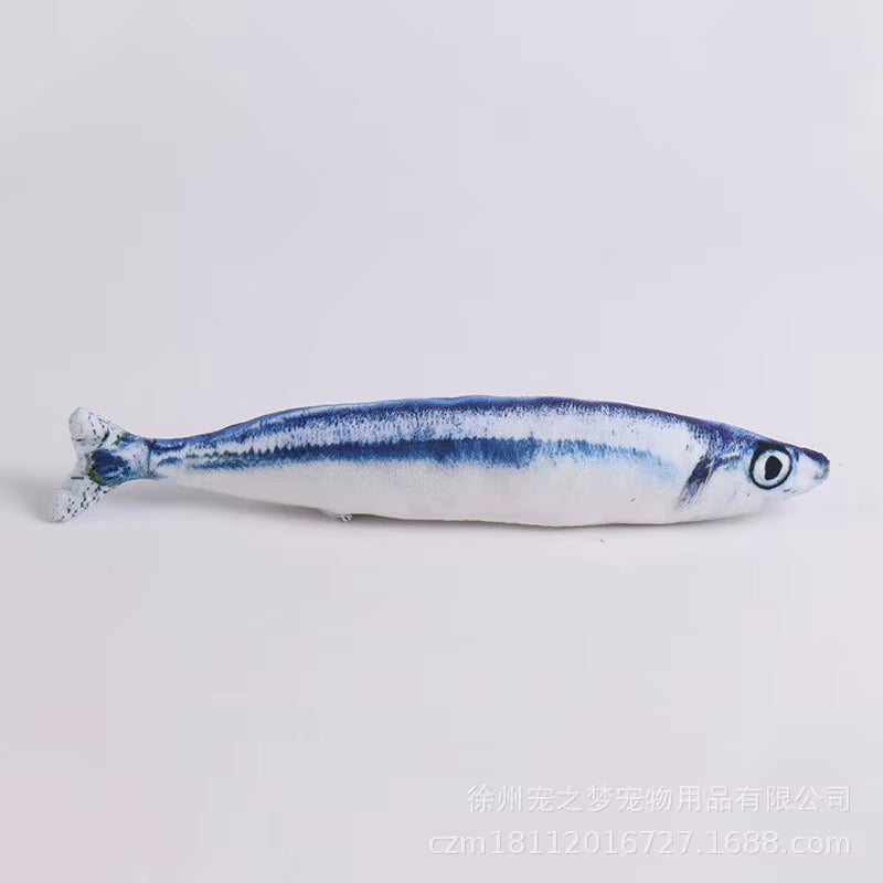 New Simulation Fish Cat Toys Soft Plush Catnip Toy Interactive Cat Toys Gifts Funny 3D Fish Shape Doll Pet Supplies