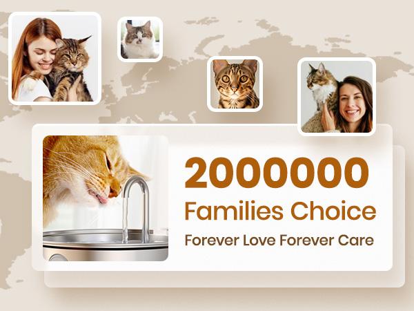 Elevate Your Cat's Hydration with the Oneisall 2L Stainless Steel Water Fountain - Includes 3 Replacement Filters and LED Visual Water Level